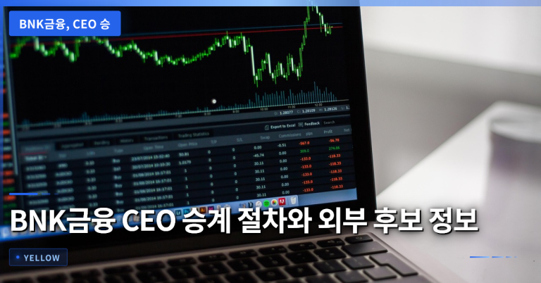 BNK금융 그룹 CEO 승계 절차와 외부 후보 정보 제공 기준 상세 분석