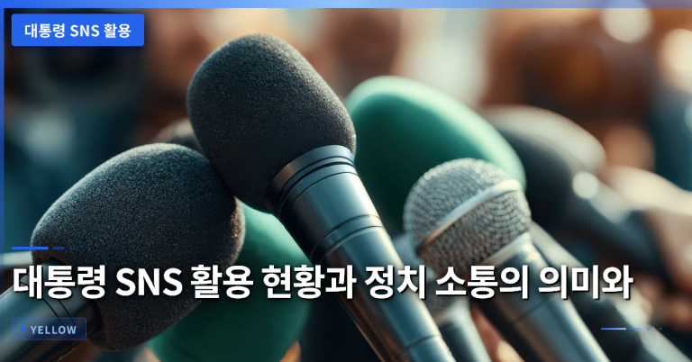 대통령 SNS 활용 현황과 정치 소통의 의미와 방향성
