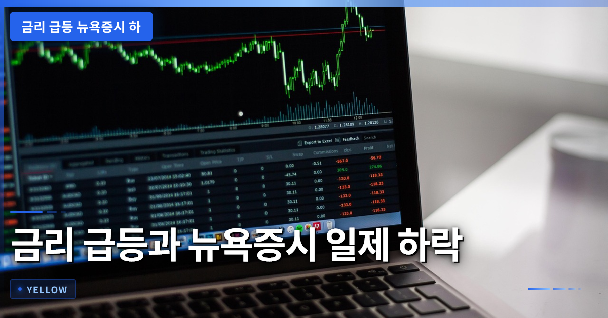 금리 급등이 초래한 뉴욕증시 일제 하락과 투자 전략