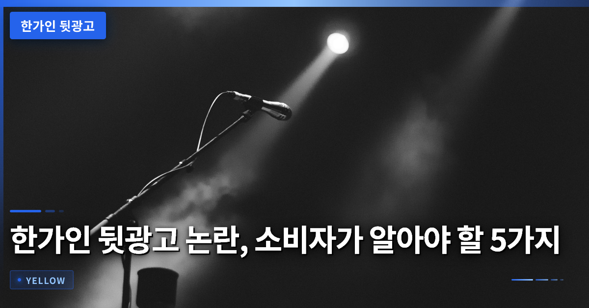 한가인 뒷광고 논란, 소비자가 알아야 할 5가지 대응법