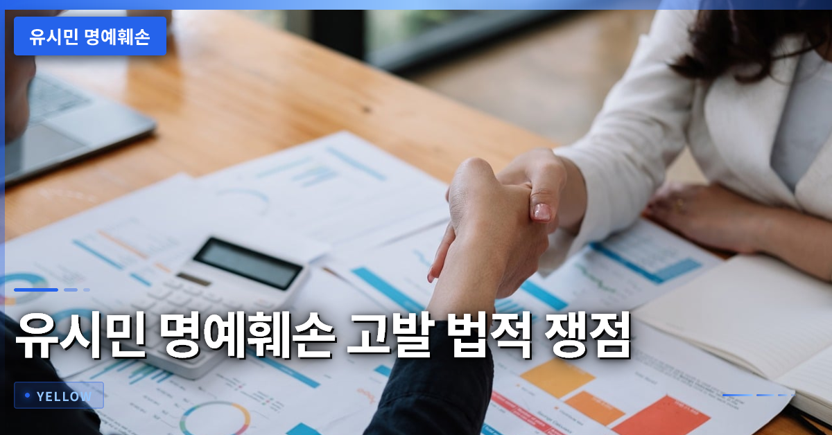 유시민 명예훼손 고발 사건의 법적 쟁점과 판단 기준 정리