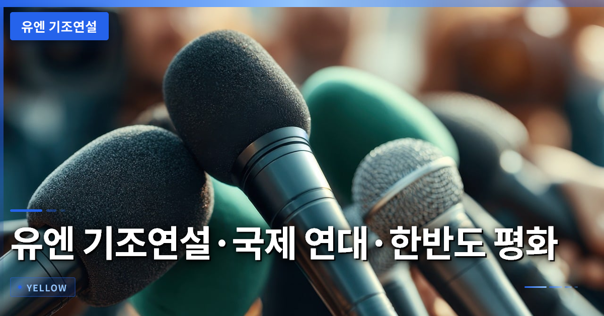 유엔 기조연설로 본 국제 연대와 한반도 평화 구축을 위한 전략적 방향