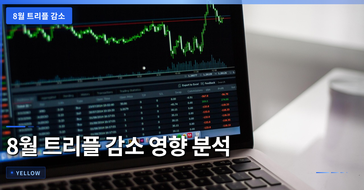 8월 트리플 감소가 국내 생산·소비·투자에 미친 영향 분석