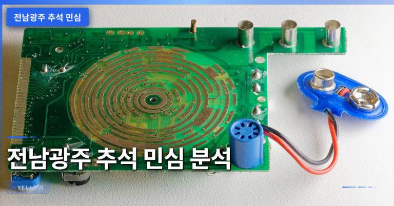 전남광주 추석 민심 분석: 반도체 산단 기대와 농지조사 반발