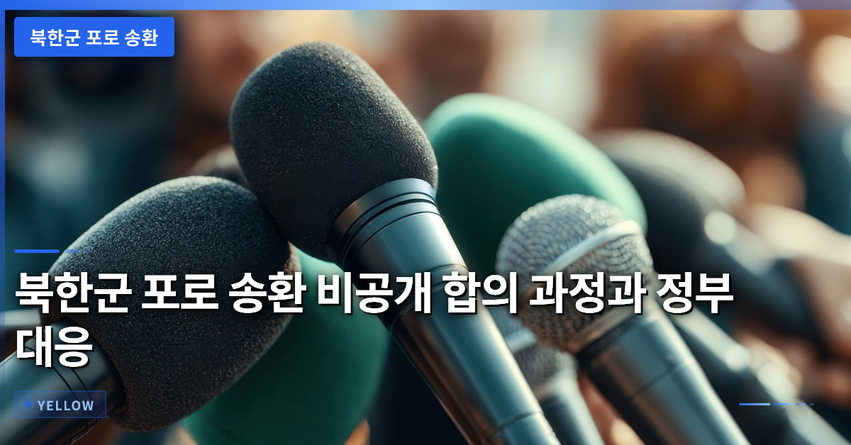 북한군 포로 송환 비공개 합의 과정과 정부 대응 방안 분석