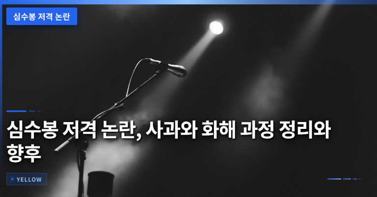 심수봉 저격 논란, 사과와 화해 과정 정리와 향후 대응 방안