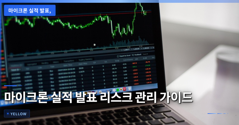 마이크론 실적 발표 전후 투자 리스크 관리 핵심 포인트