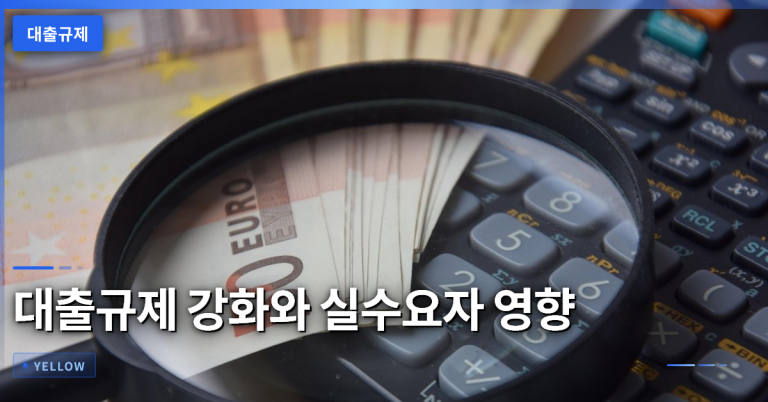 대출규제 강화와 실수요자 자금조달 영향 분석