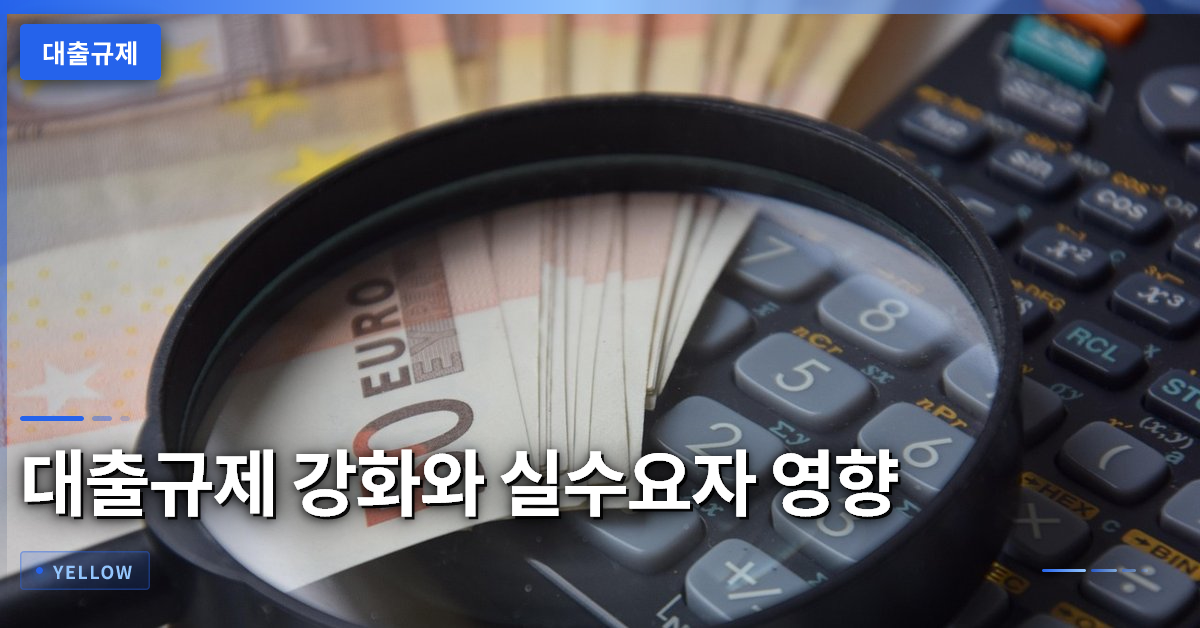 대출규제 강화와 실수요자 자금조달 영향 분석